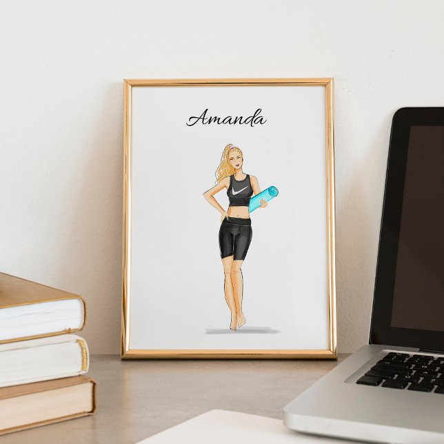 Workout, Yoga, Modellierung Poster (Von Creator hochgeladen)