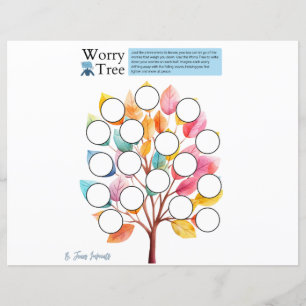 Worksheet "Worry Tree" - Digitaler Download