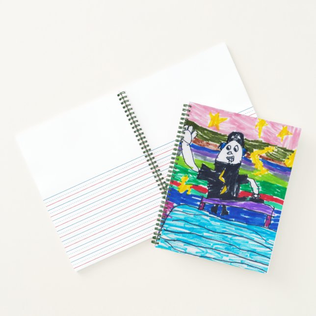 Workshop für Kinderkunstwerke Notizbuch (Innenseite)