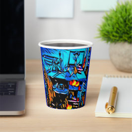 WorkSpace-Mittagessen Pappbecher