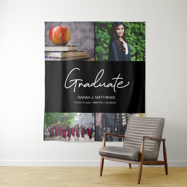 Workstation für benutzerdefinierte Graduiertenfoto Wandteppich (Beispiel)
