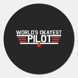 Worlan-Konzest-Pilot Runder Aufkleber