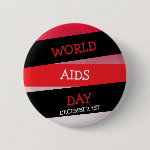 World Aids Day 1. Dezember Button