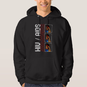 World Aids Tag HIV-Bewusstsein Rotes Bewusstseinsb Hoodie