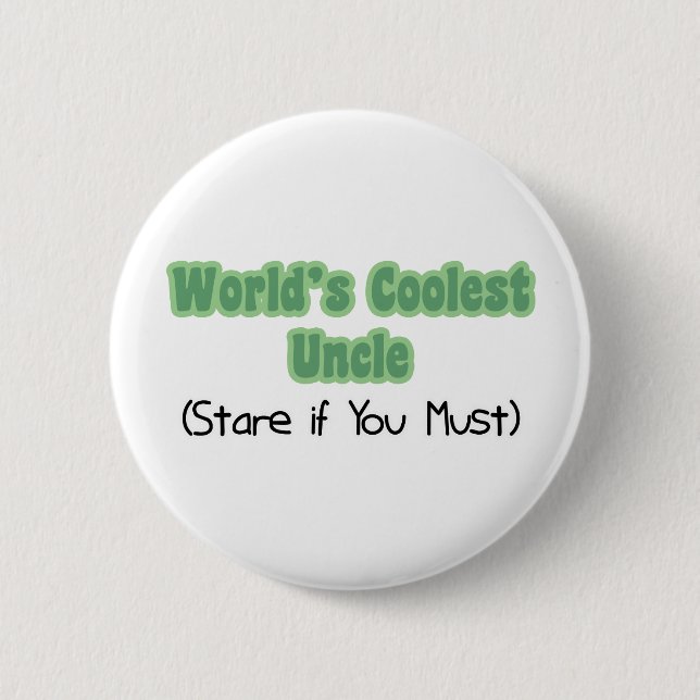 World&apos; s coolster Onkel Button (Vorderseite)