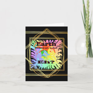 World Art Day Card oder Art Teachers Danke Karte