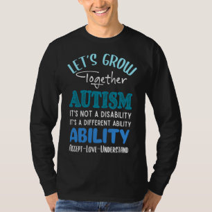 World Autism Awareness Day In April We Wear Blue A T-Shirt