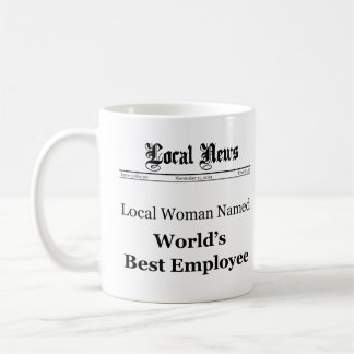 World Best Employee Classic Newspaper Tasse (Women