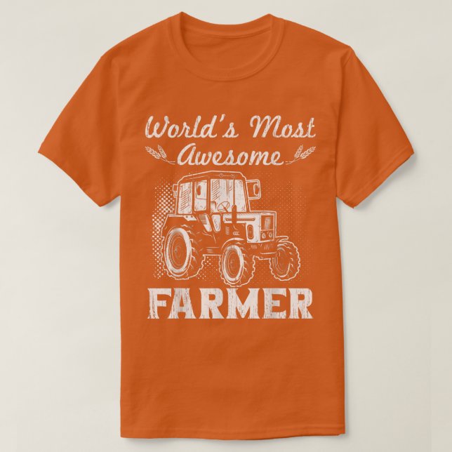 World best farmer  T-Shirt (Design vorne)