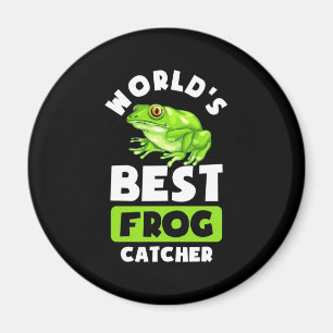 World Best Frog Catcher Magnet