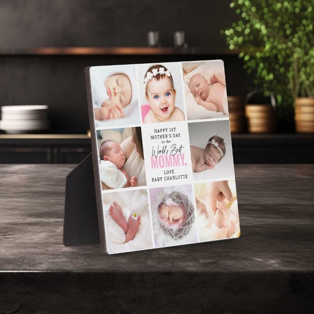 'World Best Mommy' 1. Mother's Day Keepake Fotoplatte (Von Creator hochgeladen)