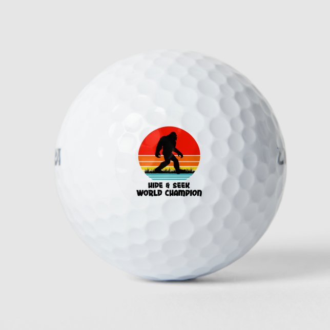 World Big Foot versteckt und sucht Golfball (Vorderseite)