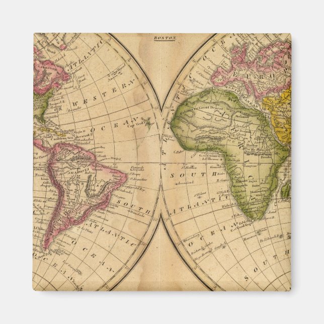 World by Worcester Magnet (Vorne)