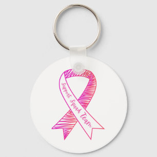 World Cancer Day Support Squad Team Brustkrebs Schlüsselanhänger