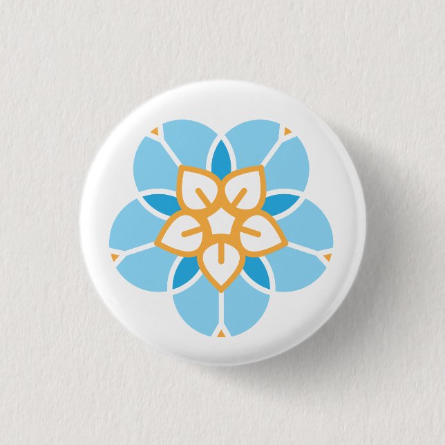 World Childless Week Abzeichen (weiß) Button (Vorderseite)