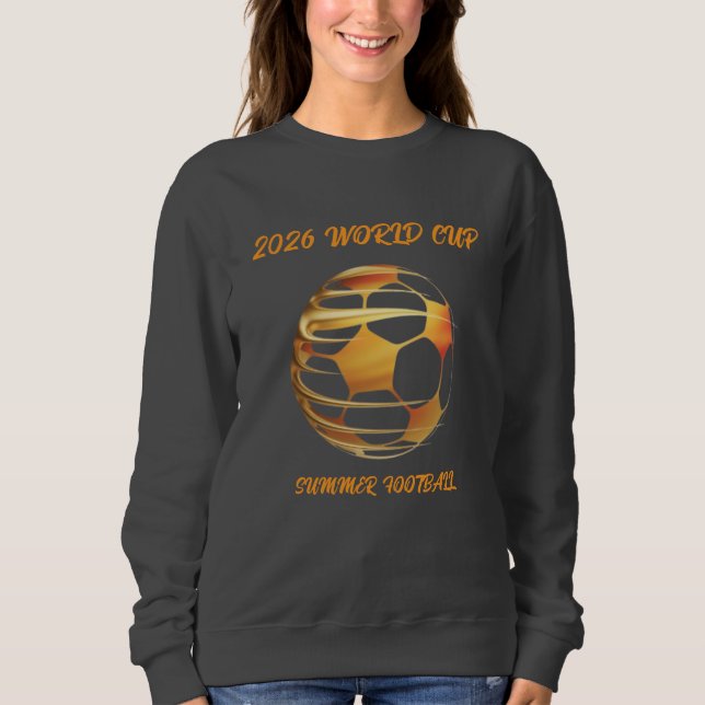 World Cup 2026 Gold Trophy  Hoodie Sweatshirt (Vorderseite)