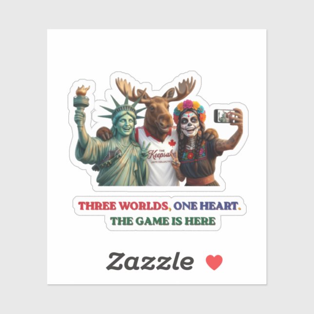 World Cup 2026 Unity Sticker (Blatt)