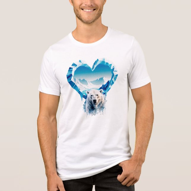 World Day for Glaciers  Tri-Blend Shirt (Vorderseite)
