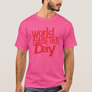 World Diabetes Day Silhouette Vector Illustration T-Shirt