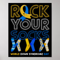 World Down Syndrom Day Rock Your Socks Awareness