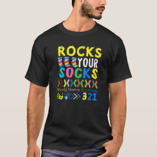 World Down Syndrom Day Rock Your Socks Awareness T-Shirt