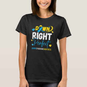 World Down Syndrome Day Awareness Ribbon 21 März T-Shirt