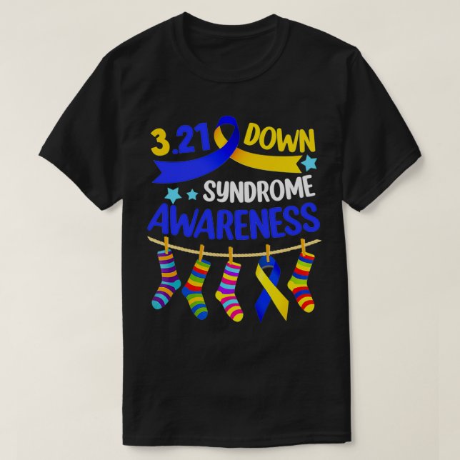 World Down Syndrome Day Awareness Socks 21 März P T-Shirt (Design vorne)