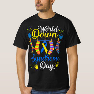 World Down Syndrome Day Awareness Socks 21 März T-Shirt