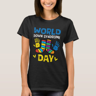 World Down Syndrome Day Awareness T21 Teacher Wome T-Shirt