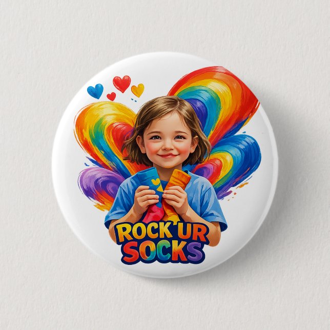 World Down Syndrome Day Button (Vorderseite)