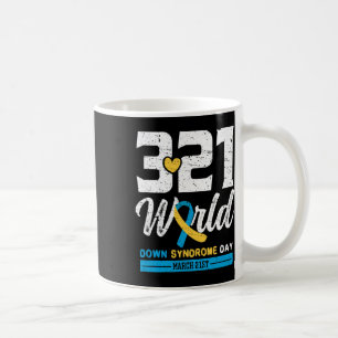 World Down Syndrome Day März 21. - Down Syndrom Kaffeetasse