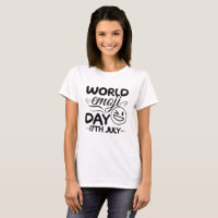 World Emoji Day T Shirt Design