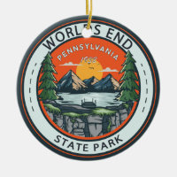 World End Staat Park Pennsylvania Abzeichen