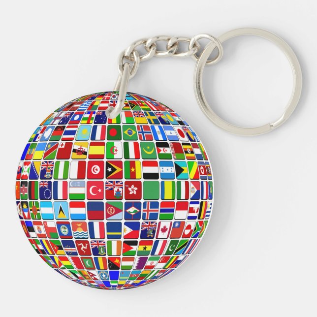World Flags Globe, International, (Dos)