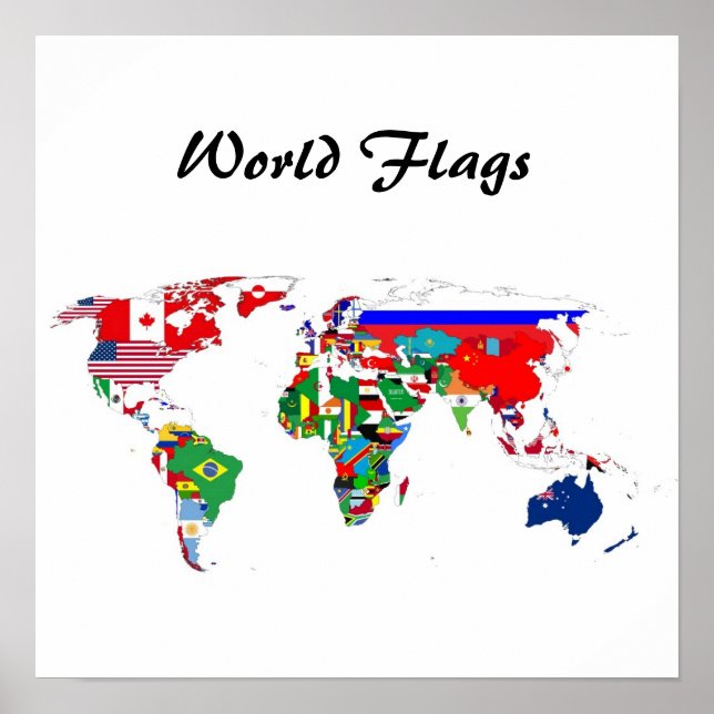 World Flags Poster (Vorne)