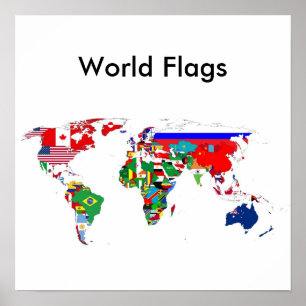 World Flags Poster