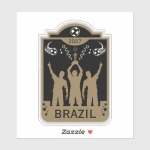 World Football Final Gabe Aufkleber