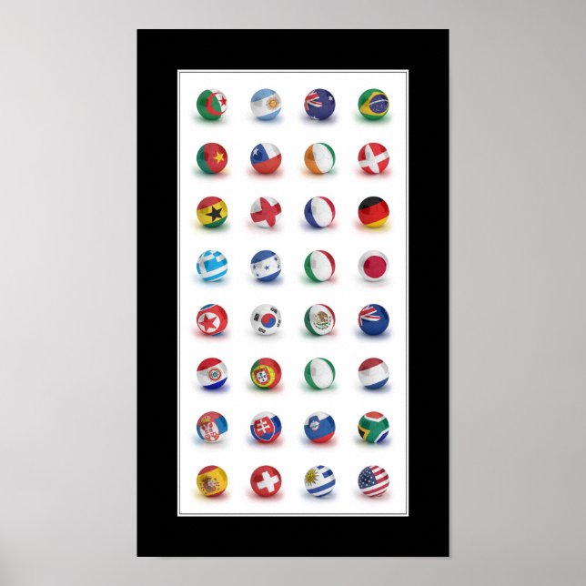 World Fußball 2010 - Poster (Vorne)