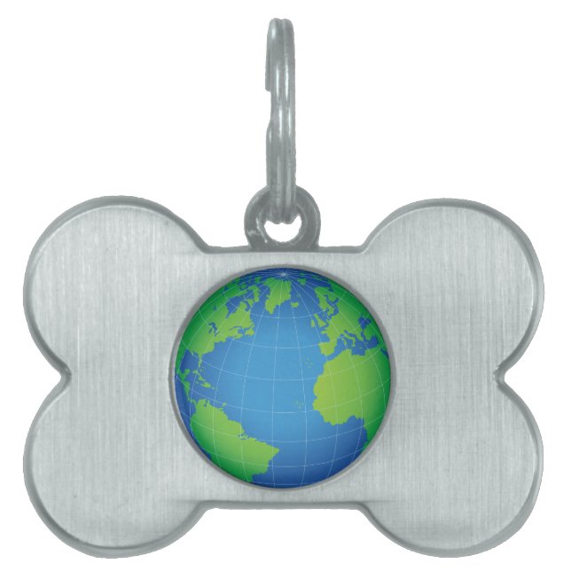 World Globe Map Tiermarke (Vorderseite)