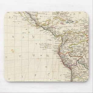 World, gnomonic proj II America Mousepad