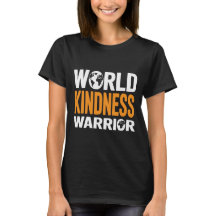 World Kindness Warrior Typografie Vektor Design