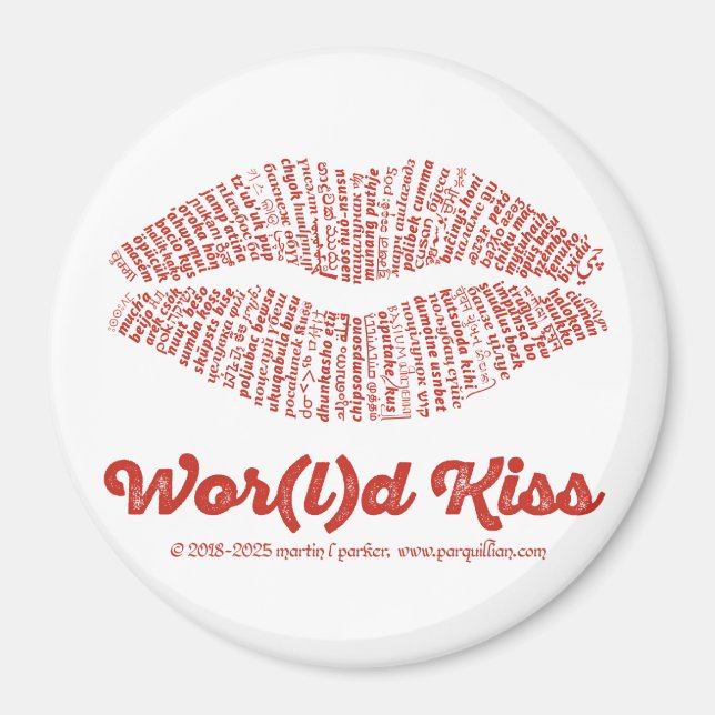 World Kiss Magnet (Vorne)