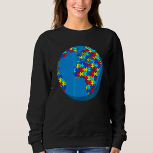 World Life Autismus Awareness Monat Asd Supporter Sweatshirt