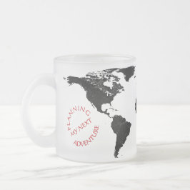 World Map Adventure – Personalized Mattglastasse