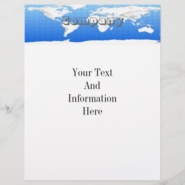 World Map Flyer (Vorne)