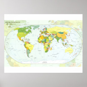 world+map+global+country+Atlas Poster