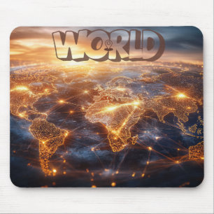 World Map Mouse Pad Travel Inspiriert Maus Pad Mousepad