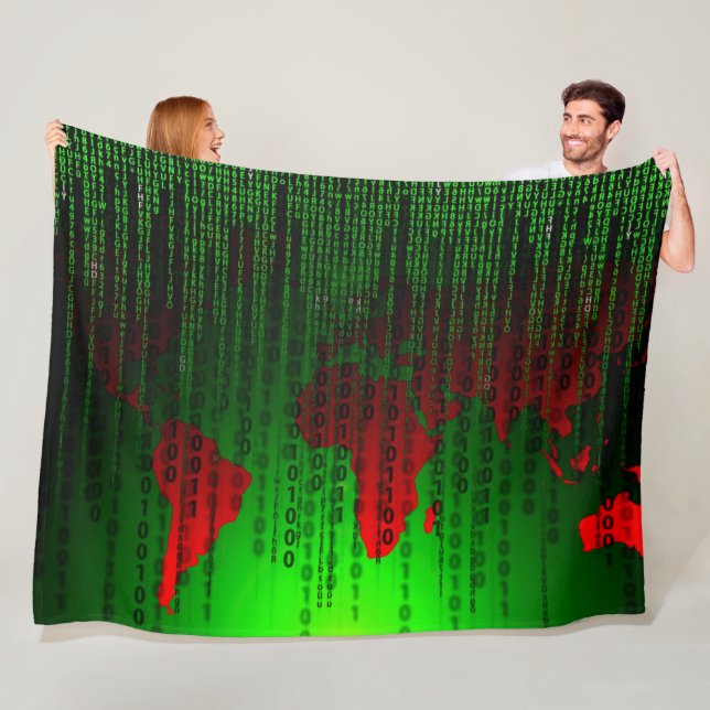 WORLD MATRIX FLEECEDECKE (Beispiel)
