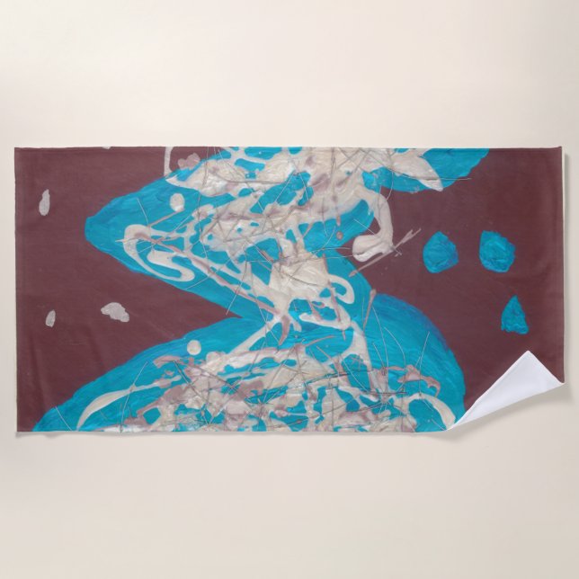 World of Liebe Beach Handtuch (Vorderseite)