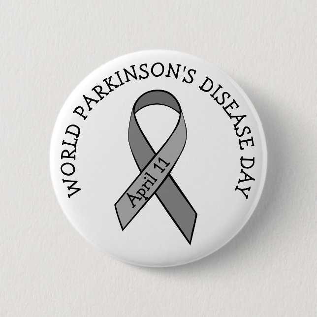 World Parkinson's Disease Day 11. April Button (Vorderseite)